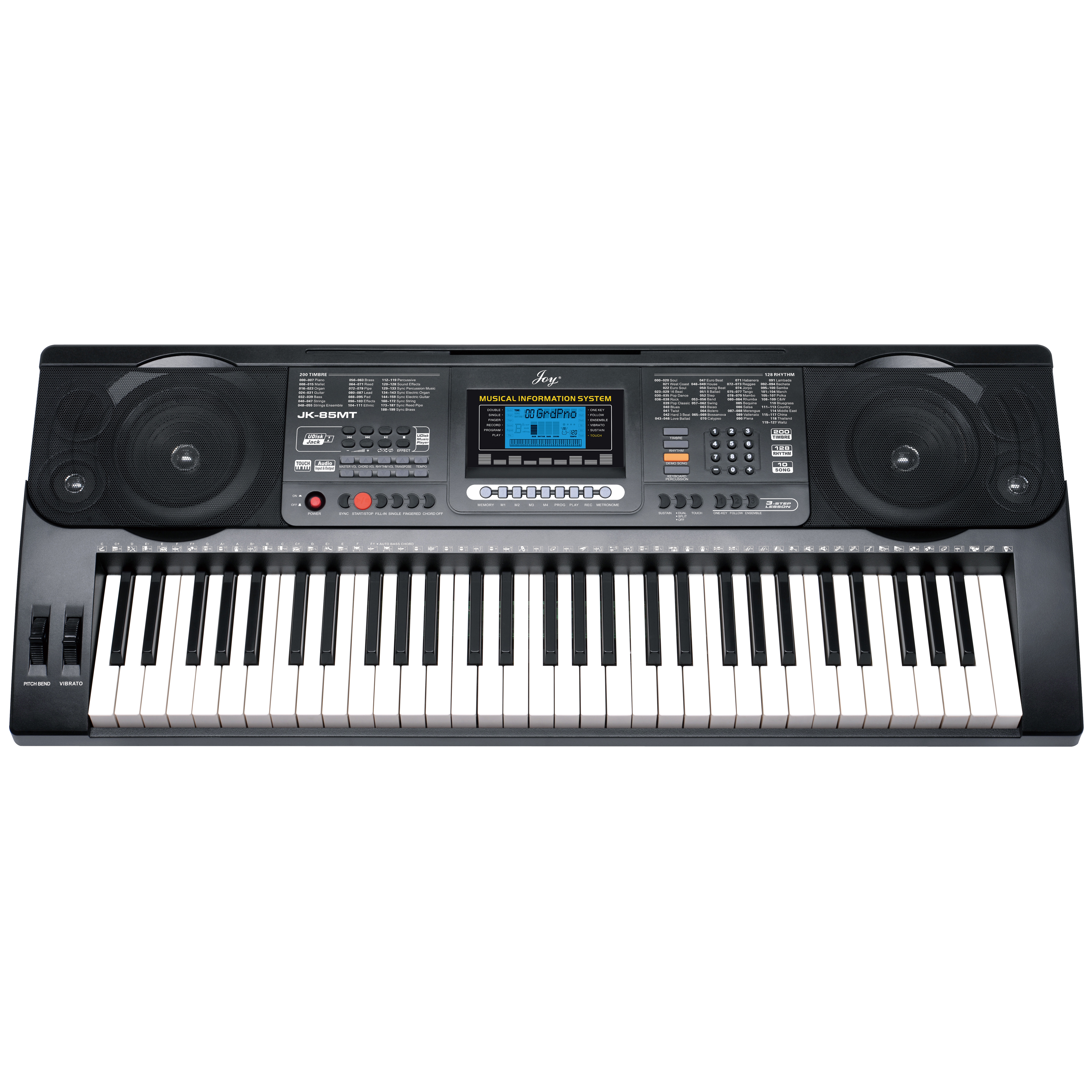 61-Key Electronic Keyboard with MP3 Playback