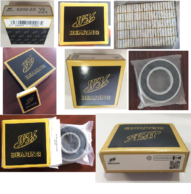 Assorted ball bearing models and sizes