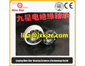 Close-up of insulated bearing coating
