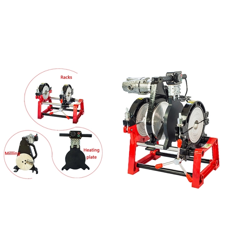 63mm-200mm 4 Clamps HDPE PIPE Manual Butt Fusion Welding Machine - Image 2