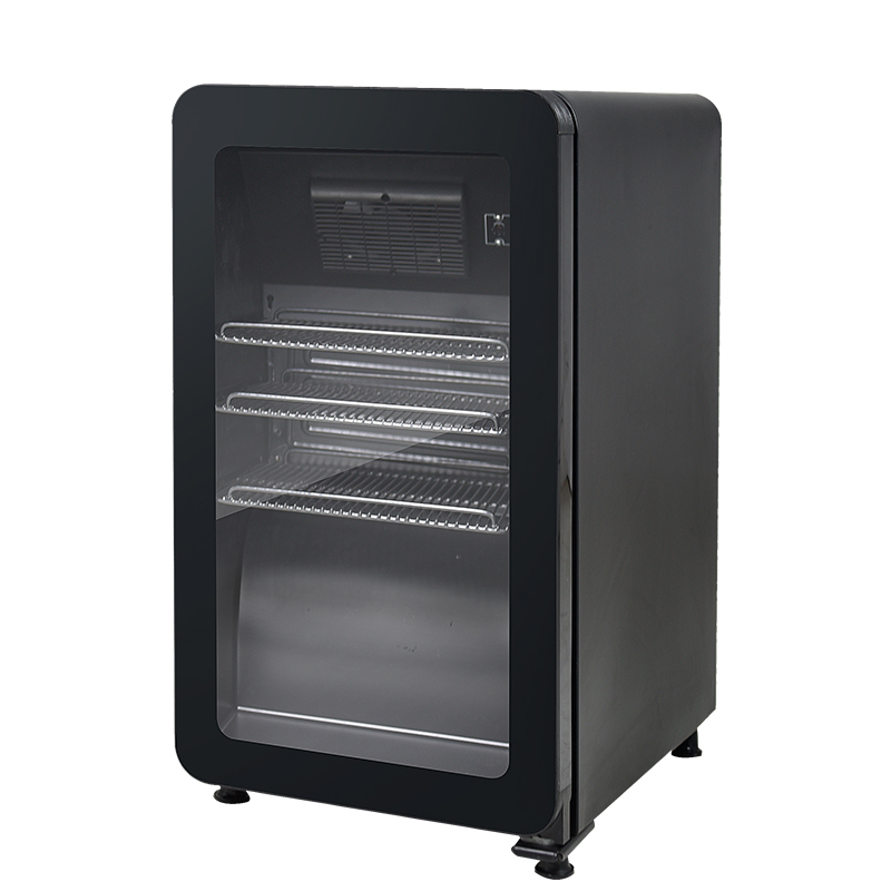 Compact Beverage Refrigerator with Glass Door