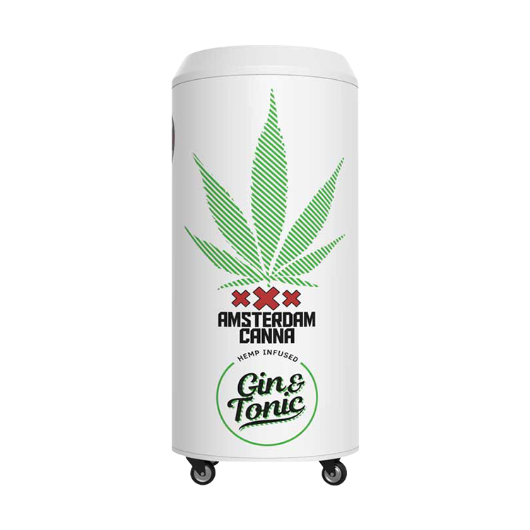 65L Cylindrical Beverage Cooler