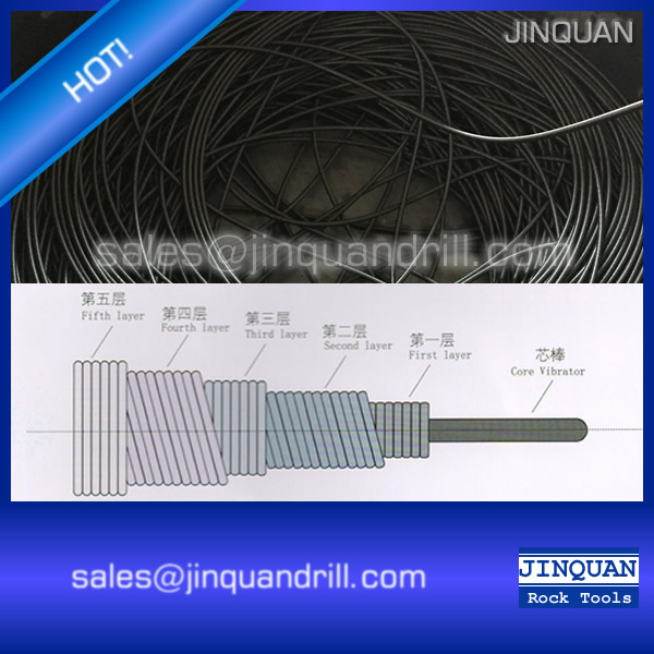 65Mn Flexible Shaft for Submersible Pumps 22mm Diameter