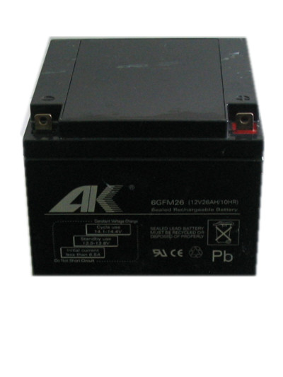 12V 26Ah Sealed Lead-Acid Battery