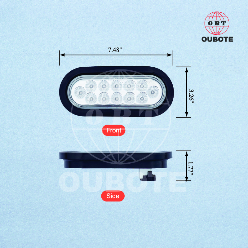 6‘’LED OVAL DUAL FUNCTION TRUCK LIGHT - Image 3