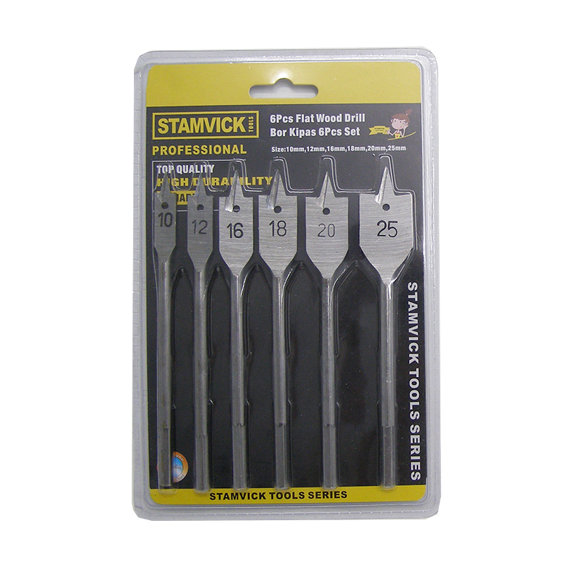 Flat Wood Drill Bit Set