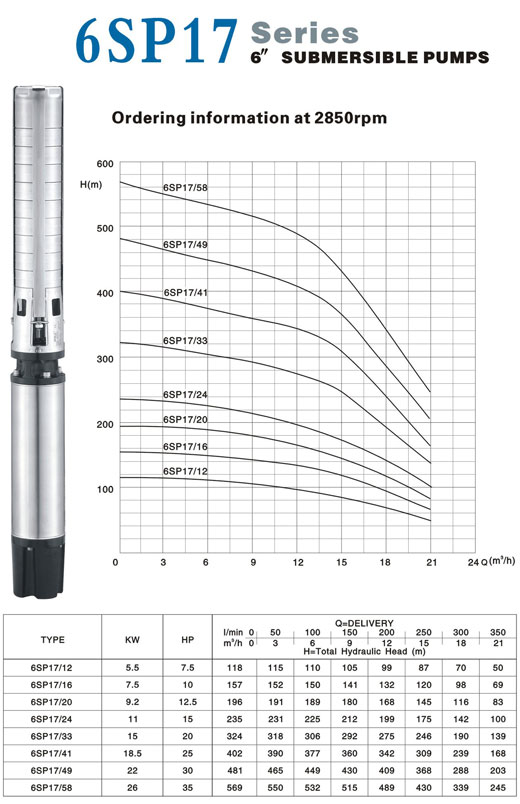 6-Inch Submersible Water Pump