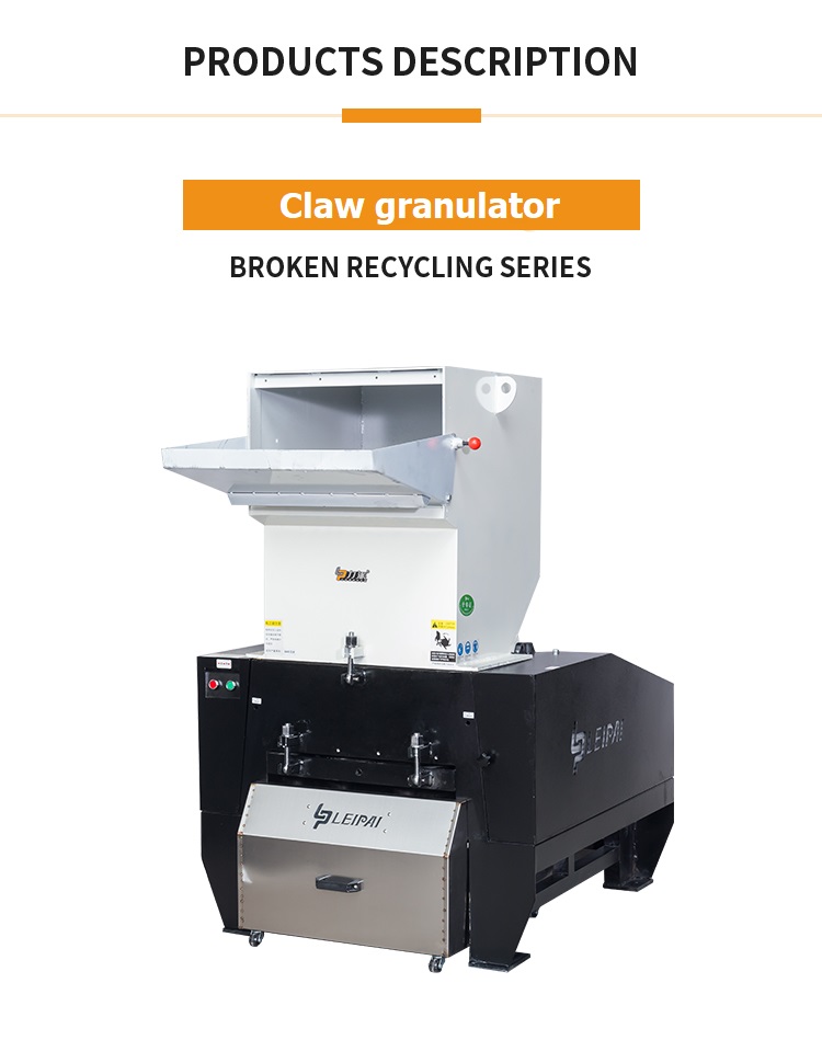 Claw granulator machine for plastic recycling