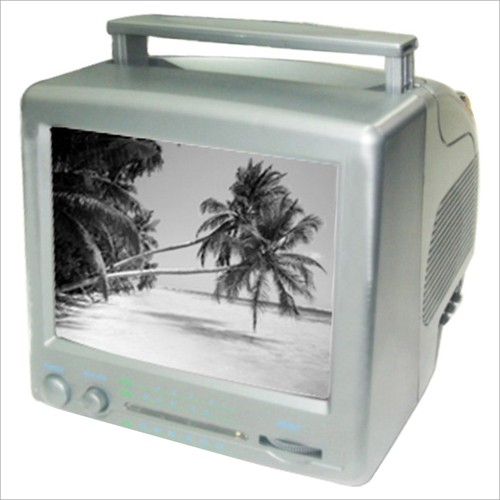 7-Inch Black and White Portable Television