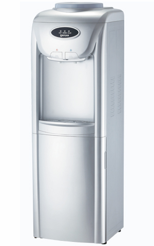 Hot and Cold Water Dispenser with Storage Cabinet