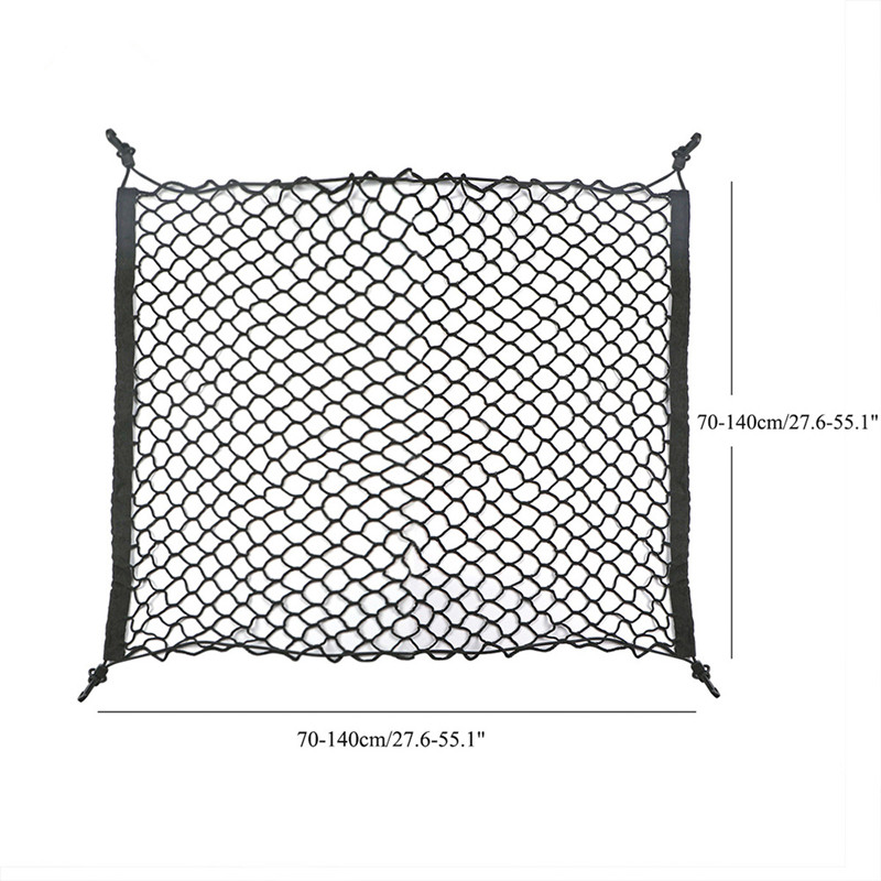 Car Trunk Elastic Cargo Net, 70x70 cm