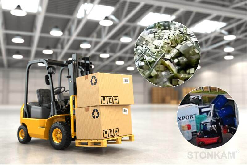 Wireless forklift camera system overview