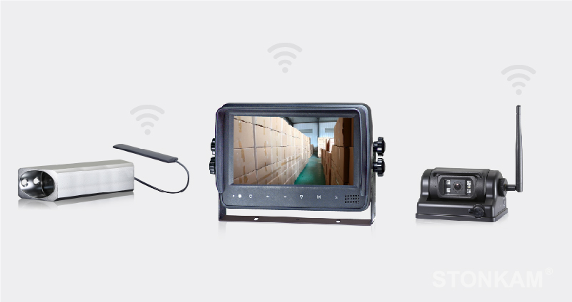 Forklift camera installation diagram