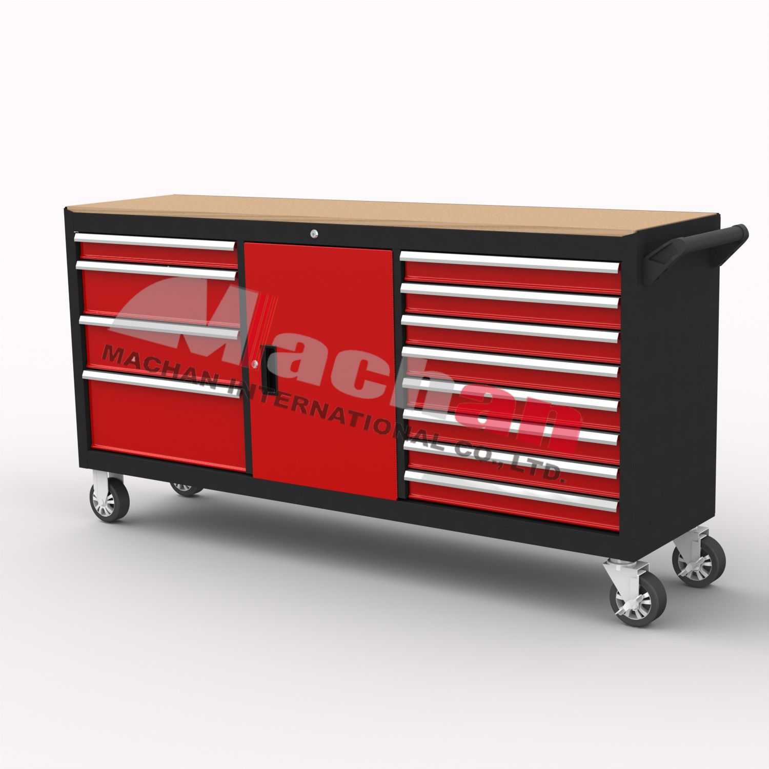 72-Inch 12-Drawer Rolling Tool Cabinet