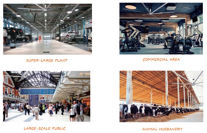 HVLS Fan Application Scenarios