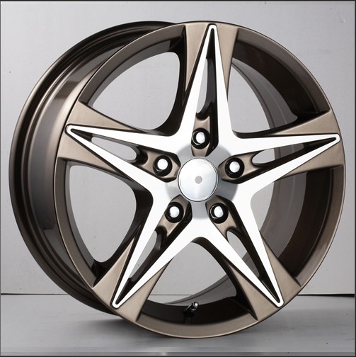 Alloy Car Wheel with Five-Spoke Design