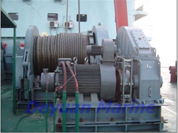 Hydraulic Anchor Windlass Mooring Winch 76KN