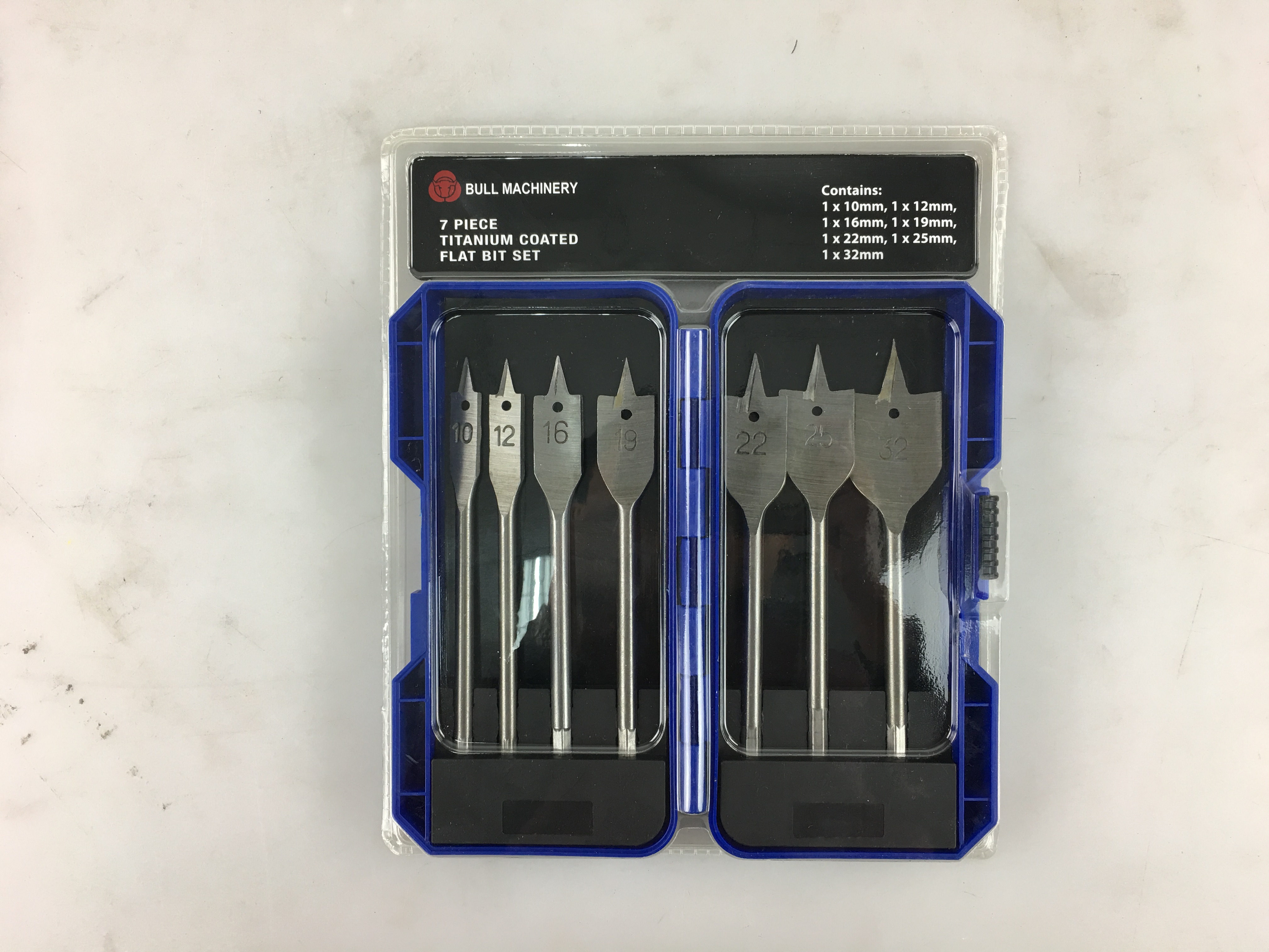 Flat Wood Drill Bit Set