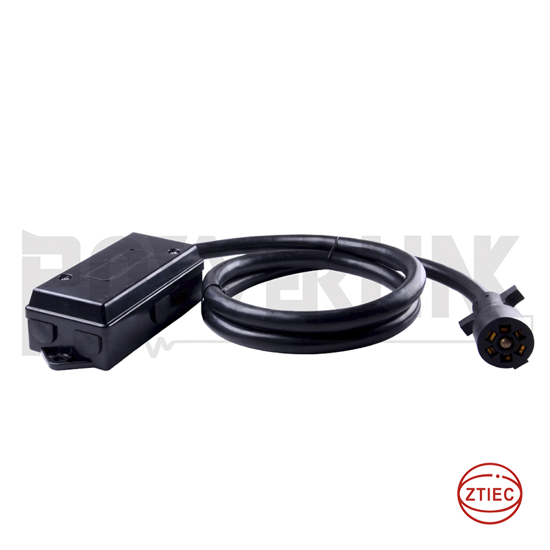 7-Way Trailer Cable with Junction Box