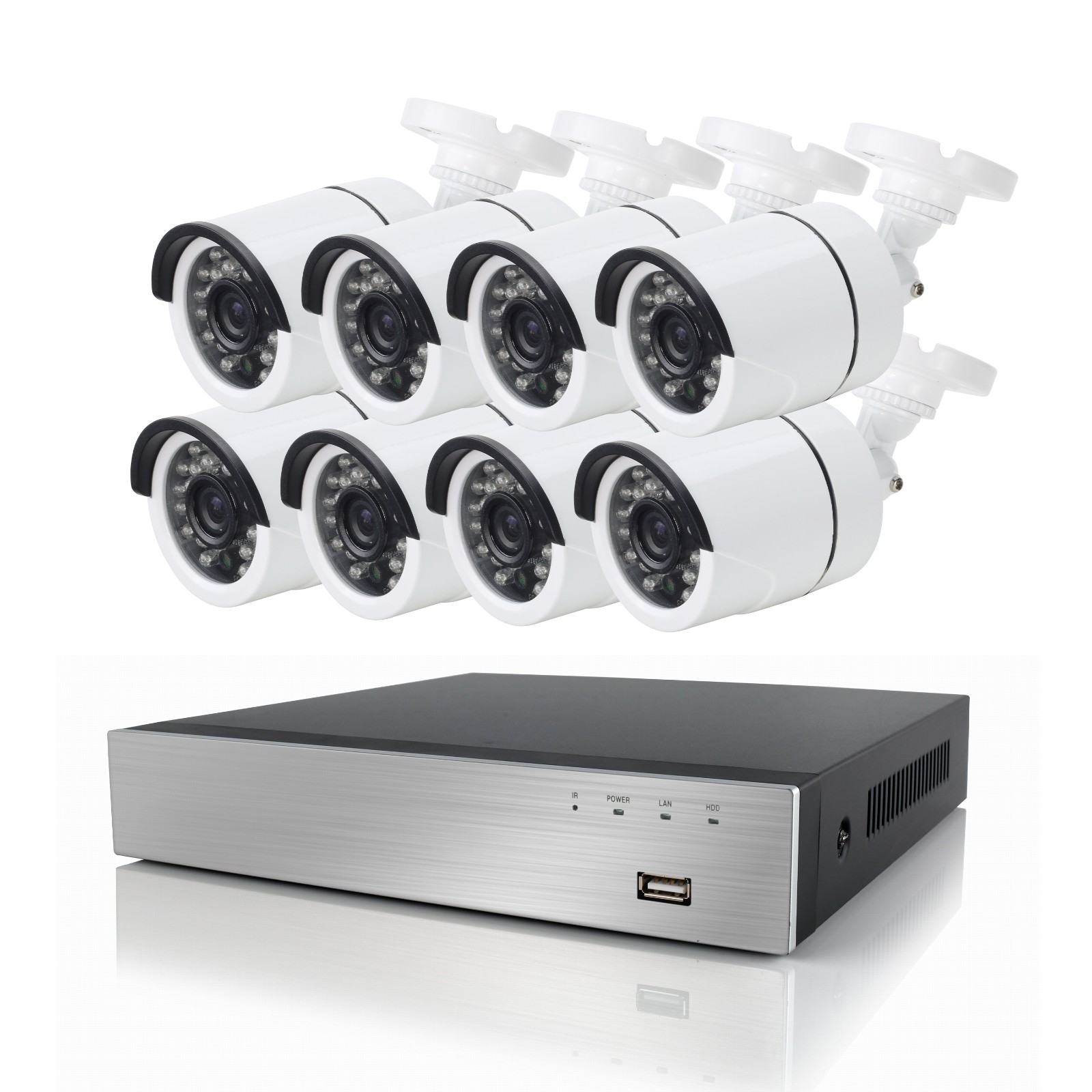 8 Channel 4K UHD Waterproof IR night vision Camera System - Image 3