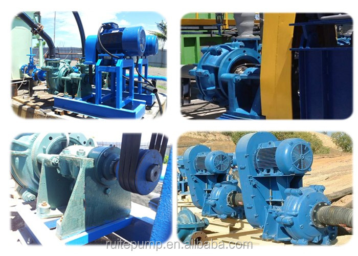 Assembled 8-inch slurry pump on frame