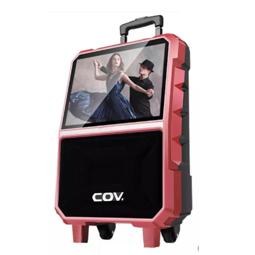 8 inch trolley speaker with LCD screen - Image 2