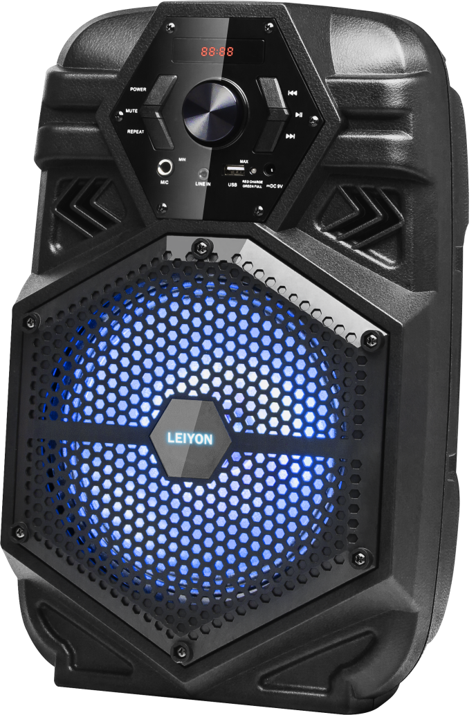 8-Inch Portable Bluetooth Speaker System
