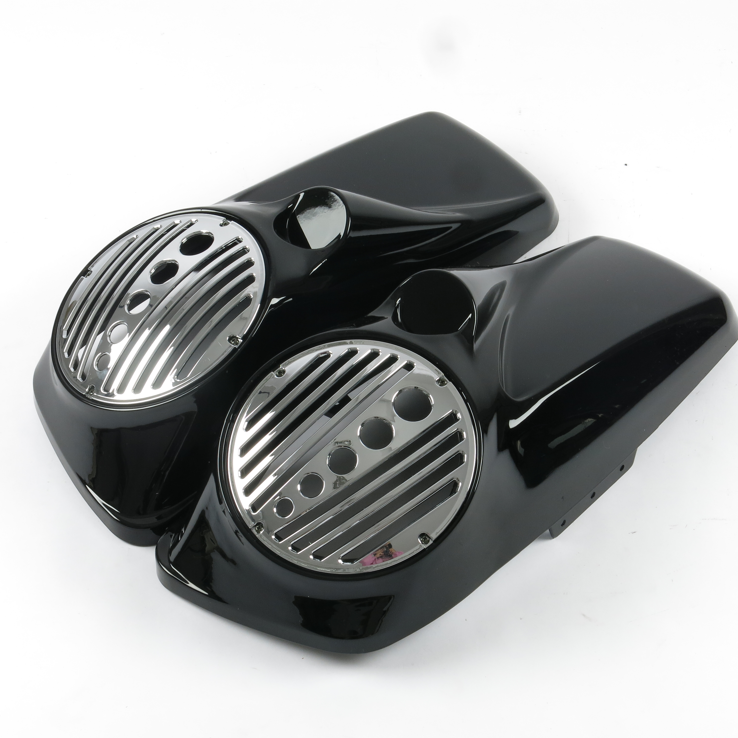8 ”Speaker Lids w Tweeter port Fits Harley 1994-2013 Touring Models - Image 3