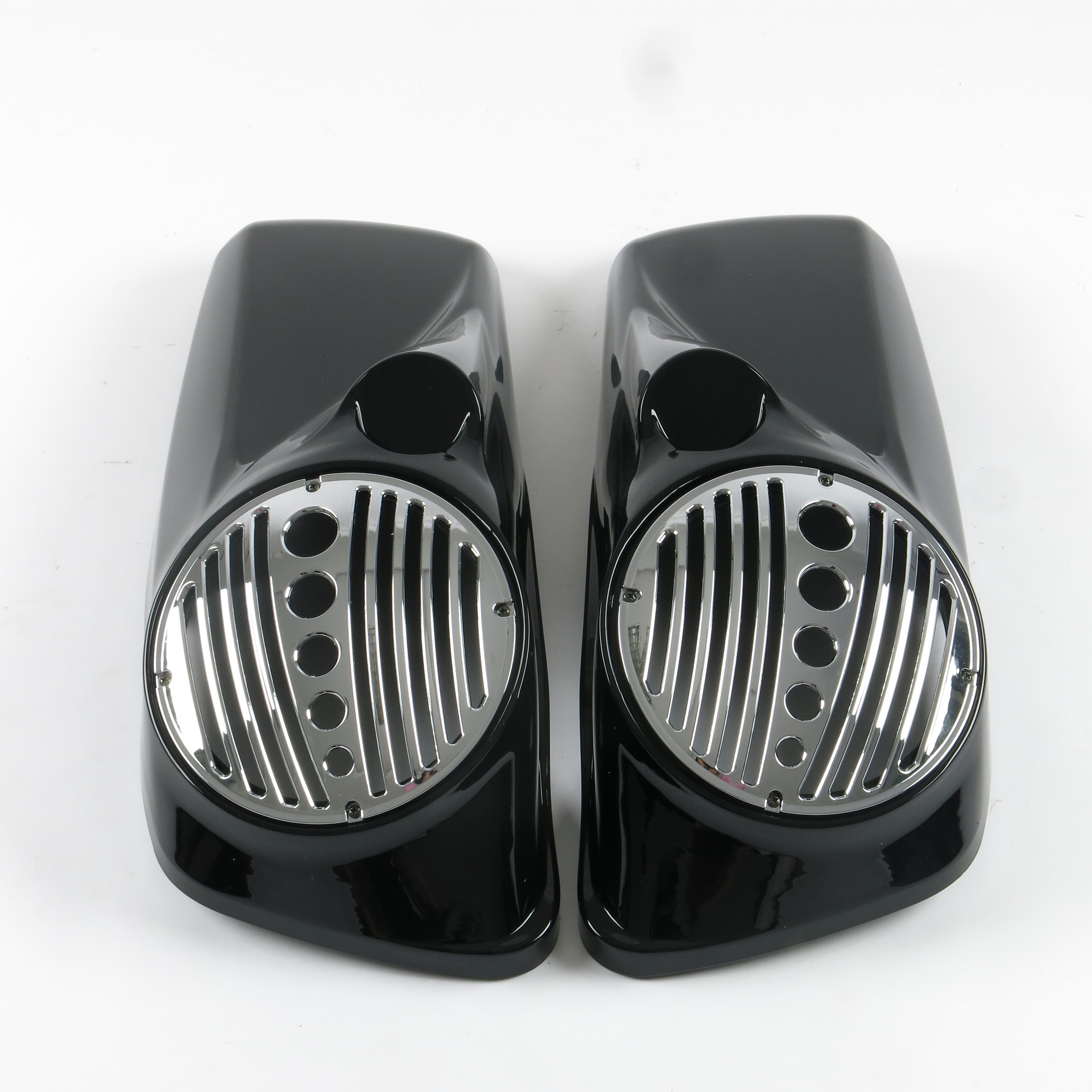 8 ”Speaker Lids w Tweeter port Fits Harley 1994-2013 Touring Models - Image 2