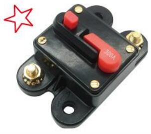DC 24V 80A Manual Reset Circuit Breaker