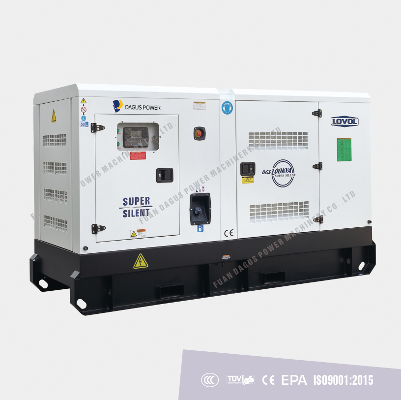 80kw low noise disel generator(power by LOVOL) - Image 3