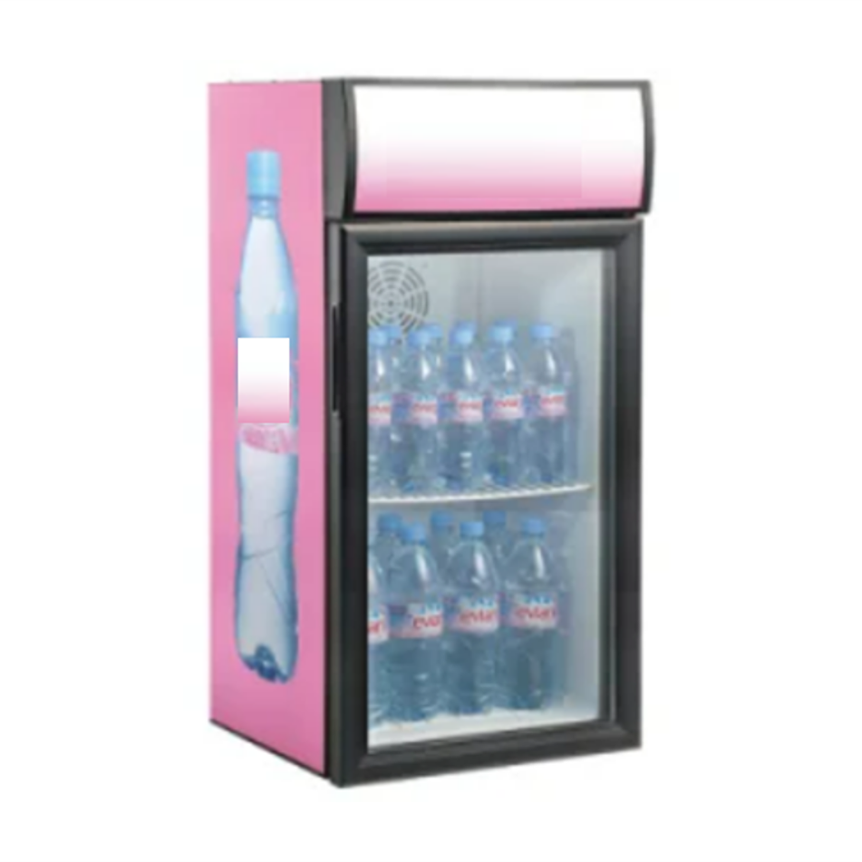 80L Beverage Display Refrigerator with Light Box