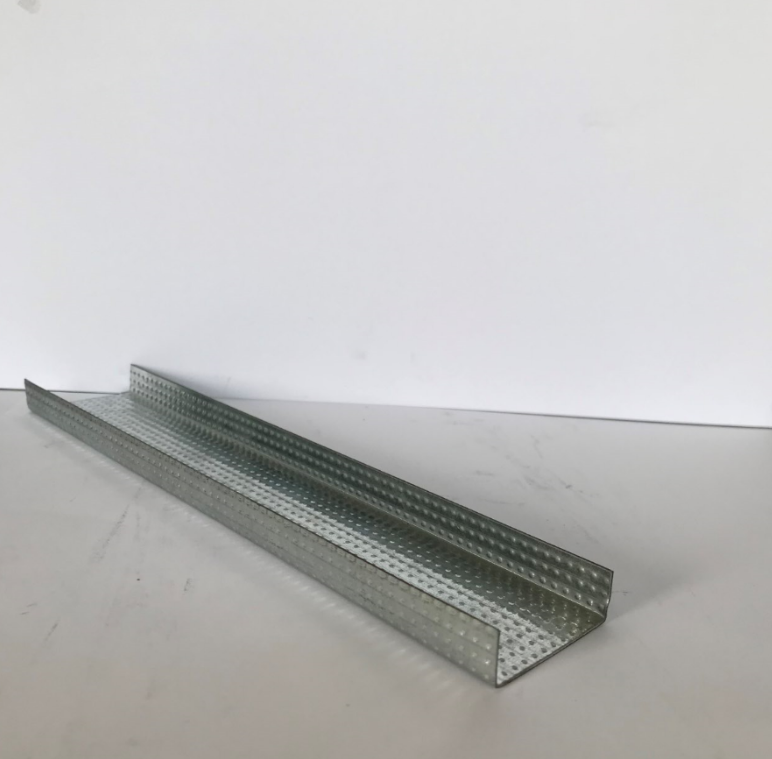 Galvanized steel stud track profile