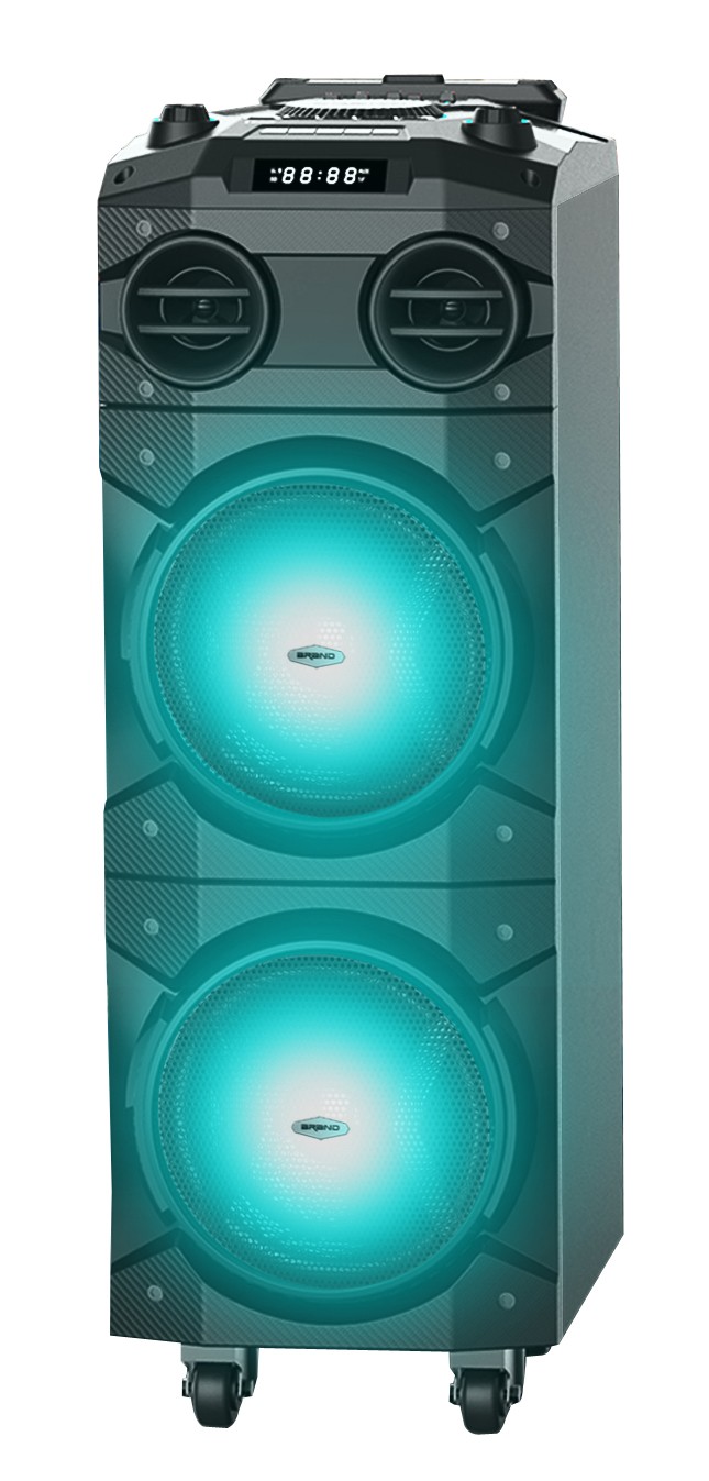 80W 8 inch sound audio portable party trolley bluetooth speaker - Image 3
