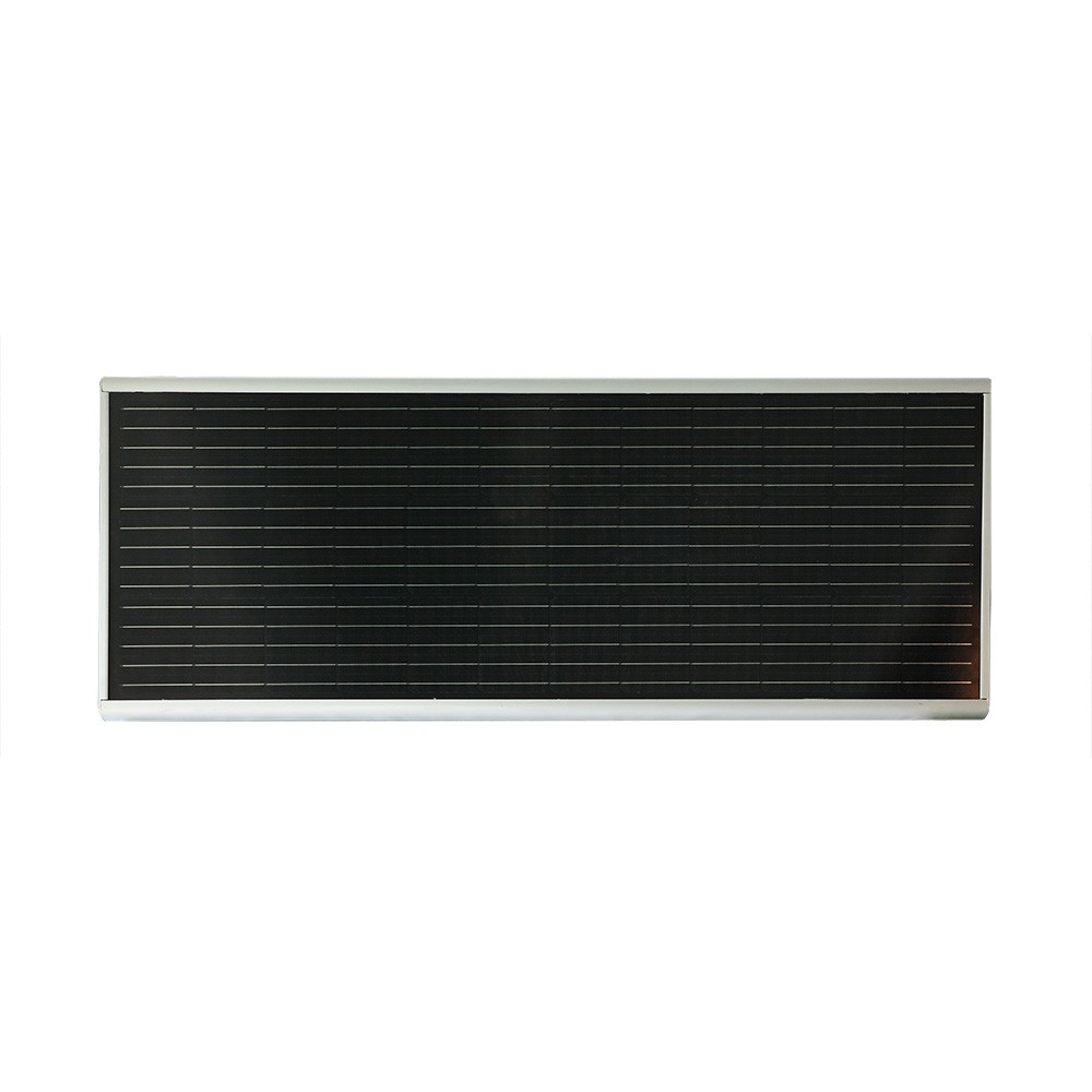 Side profile of all-in-one solar street light