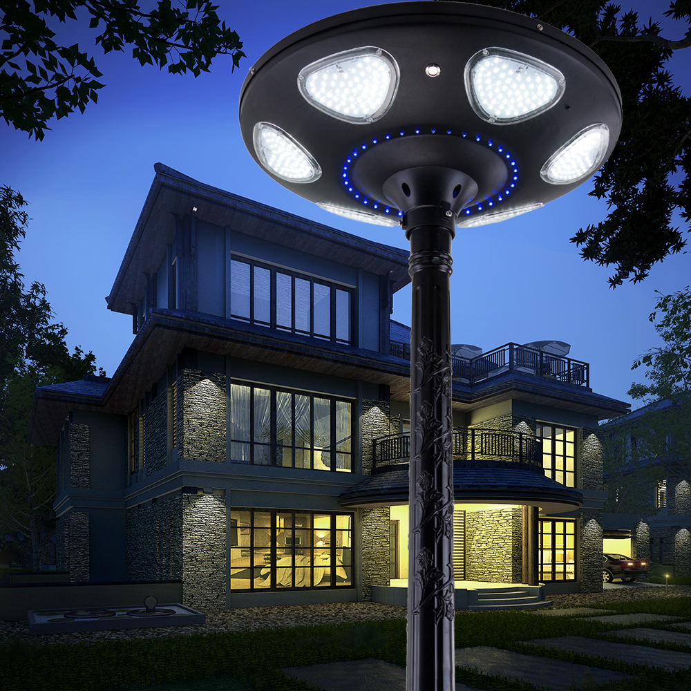 80W led solar garden light outdoor light for villa resort garden park etc.(without lamp pole) - Image 2