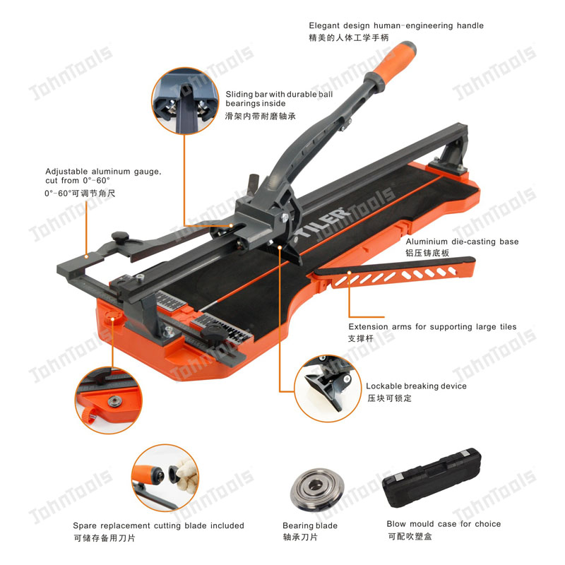 730mm Manual Tile Cutter with Tungsten Carbide Wheel