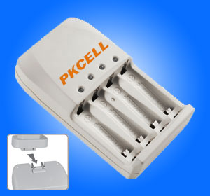 Four-Bay AA/AAA Battery Charger