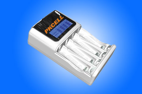 Intelligent Rechargeable Battery Charger with Multiple Slots