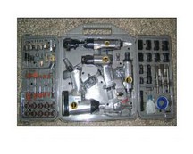 83-Piece Air Tool Kit with Impact Wrench, Ratchet, Hammer, and Grinder