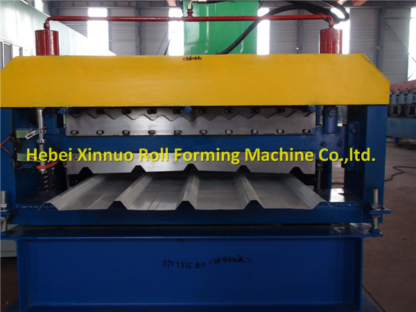Double layer roll forming machine side view