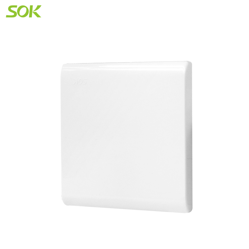 White 86 Blank Plate Wall Cover