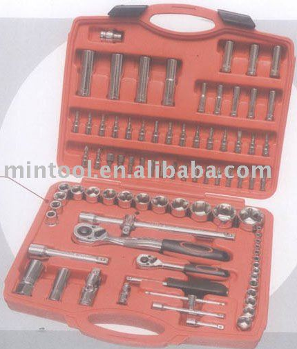 86-Piece 1/4" and 1/2" Drive Socket Set