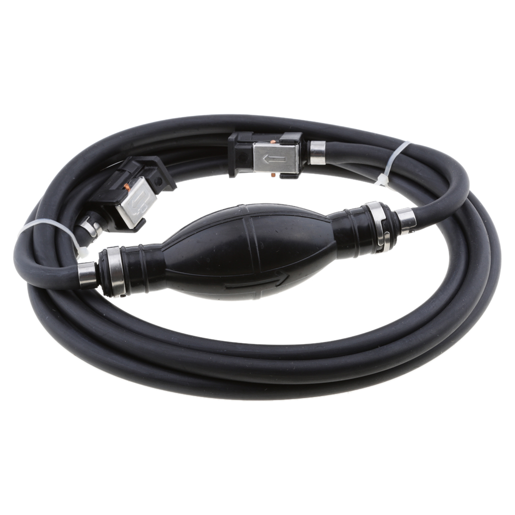 8mm Fuel Line Assembly with Primer Bulb and Quick-Connect Fittings