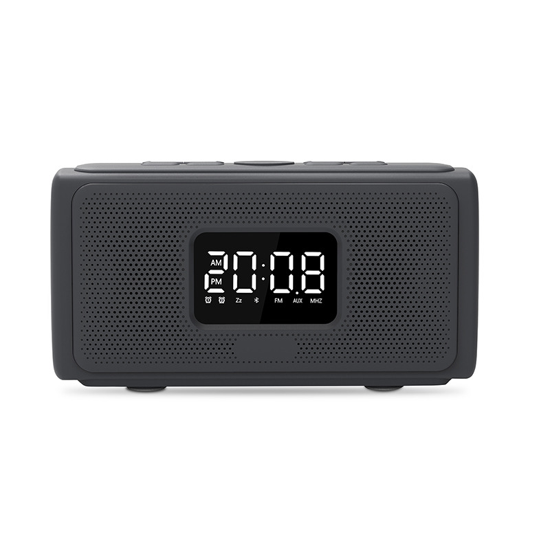 8W*2 Output 4000mAh Battery Clock Radio Bluetooth Speaker - Image 2