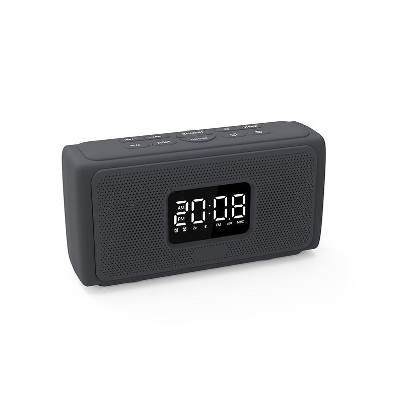 Clock Radio Bluetooth Speaker with 4000mAh Battery