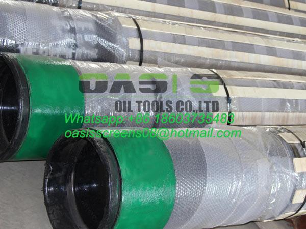 9 5/8 inch Stainless Steel 316L V-Shaped Wire Wrap Pipe Base Screen