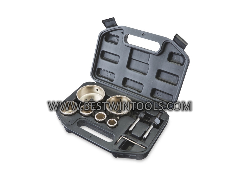 Carbide Hole Saw Set - 9 Pieces