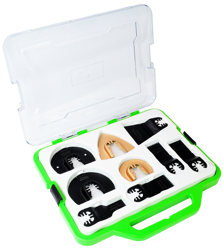 Oscillating Multi-Tool Blade Set, 9 Pieces