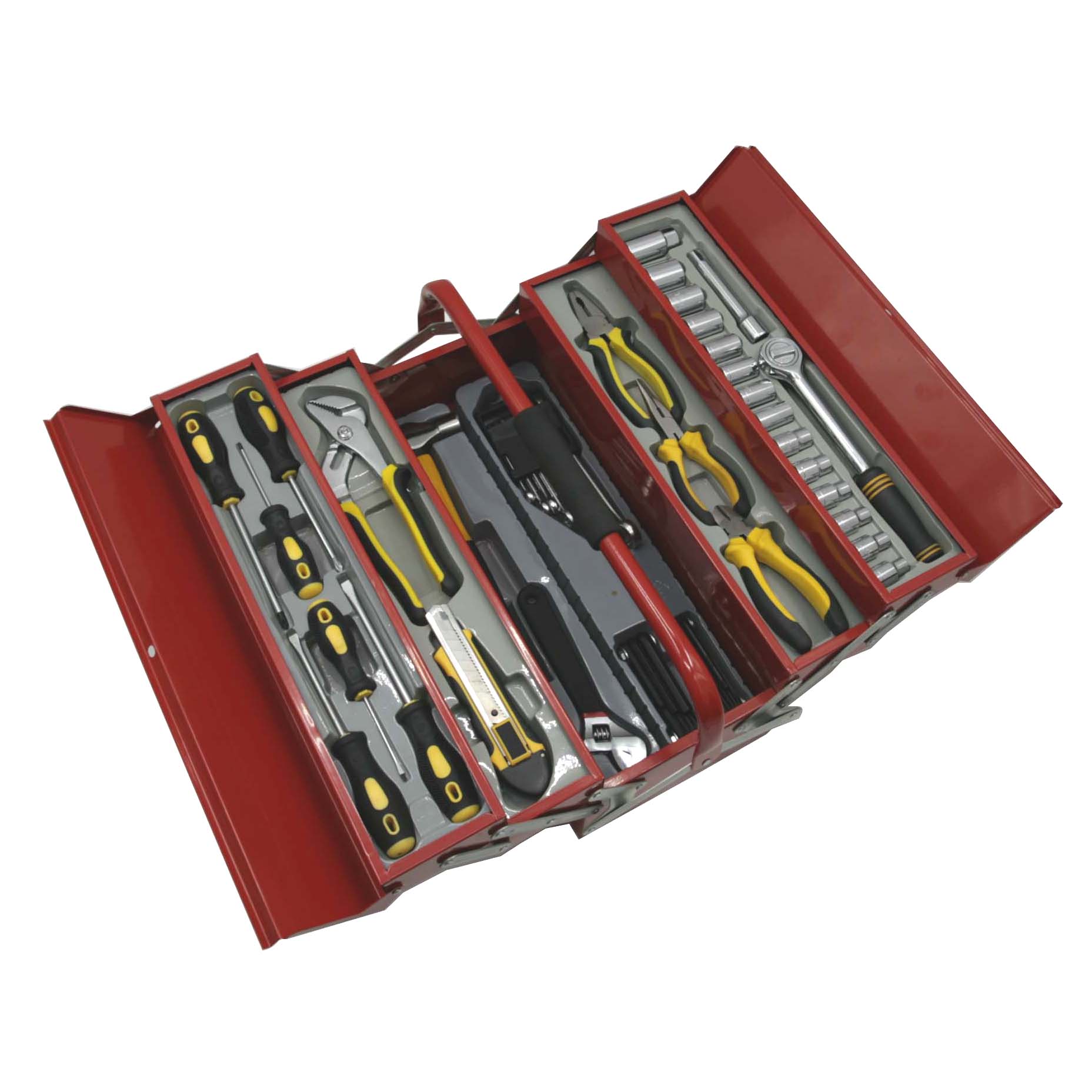 90-Piece Household Tool Set with Metal Case